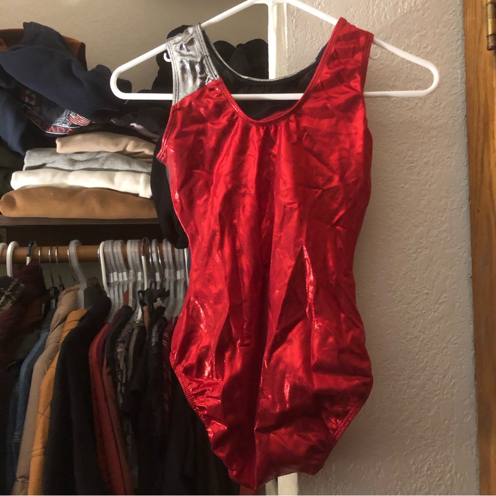 GK red leotard - Picture 3 of 5